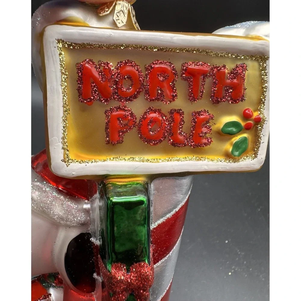 KURT ADLER POLONAISE NORTHPOLE SNOOPY ORNAMENT AP1511 6